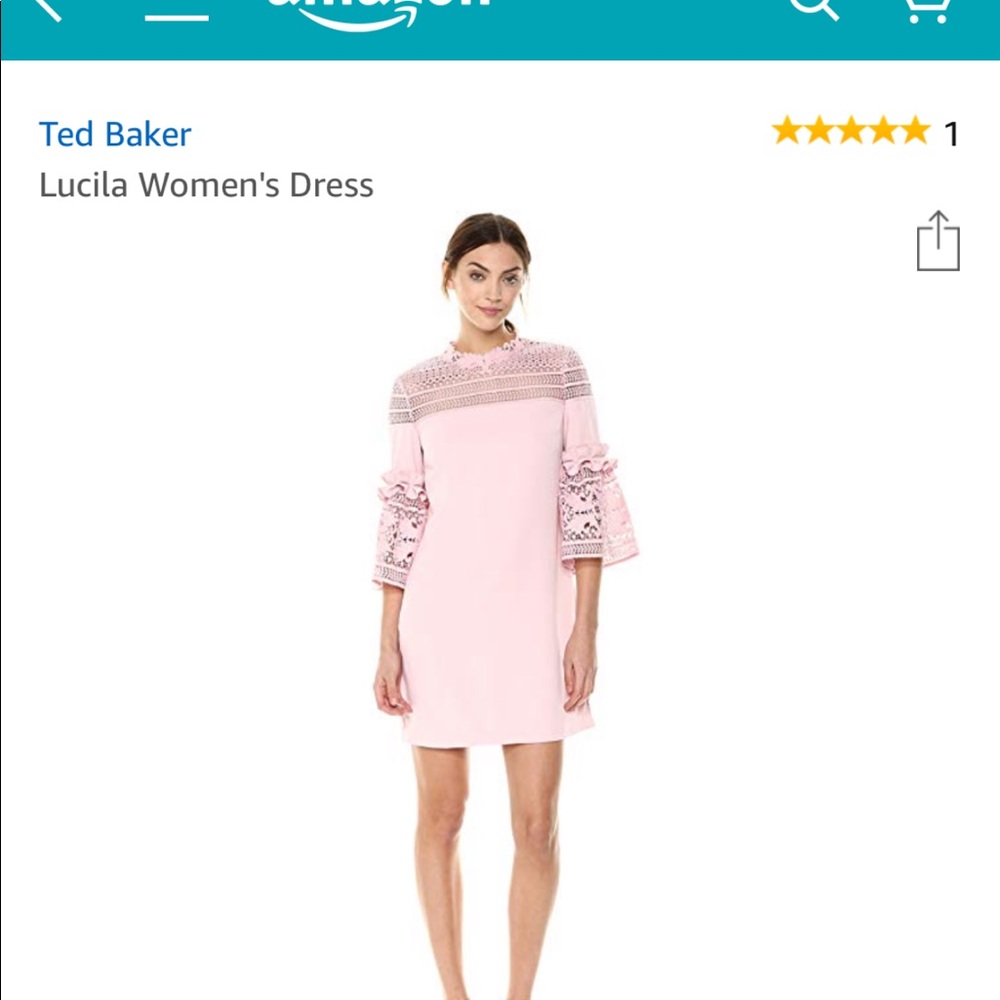 Ted Baker 🎀 Dusky Pink Size 6 /Ted 2 🎀 Host pic!✨✨✨✨🎊 - Picture 3 of 8